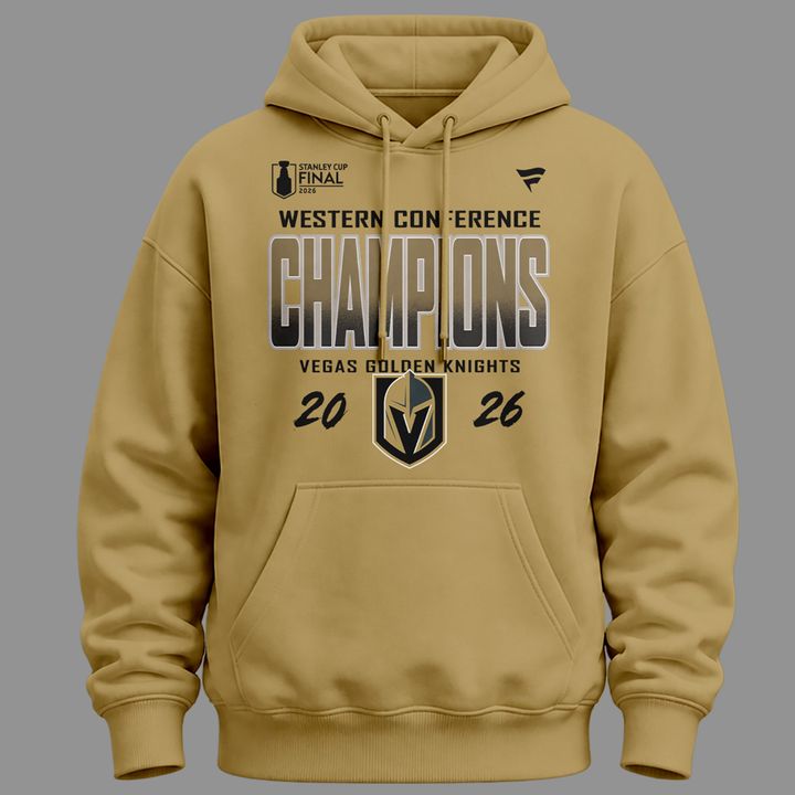1.Vegas Golden Knights WESTERN CONFERENCE CHAMPIONS Hoodie 2026