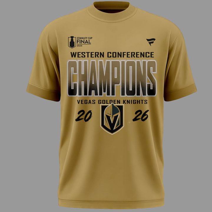 1.Vegas Golden Knights WESTERN CONFERENCE CHAMPIONS Tshirt 2026