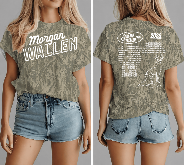 Limited Edition Morgan Wallen - Still The Problem Tour 2026 T-Shirt