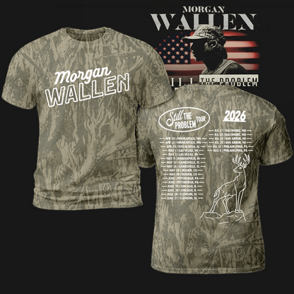 Limited Edition Morgan Wallen - Still The Problem Tour 2026 T-Shirt
