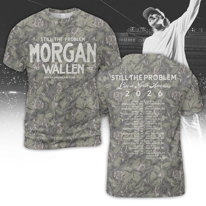 Exclusive Edition Morgan Wallen - Still The Problem Tour 2026 T-Shirt