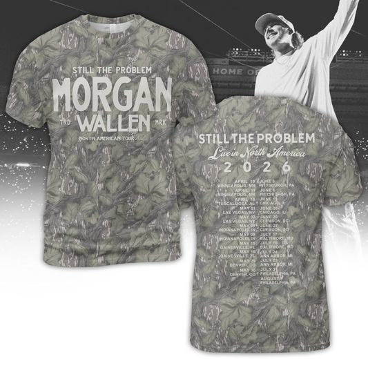 Exclusive Edition Morgan Wallen - Still The Problem Tour 2026 T-Shirt