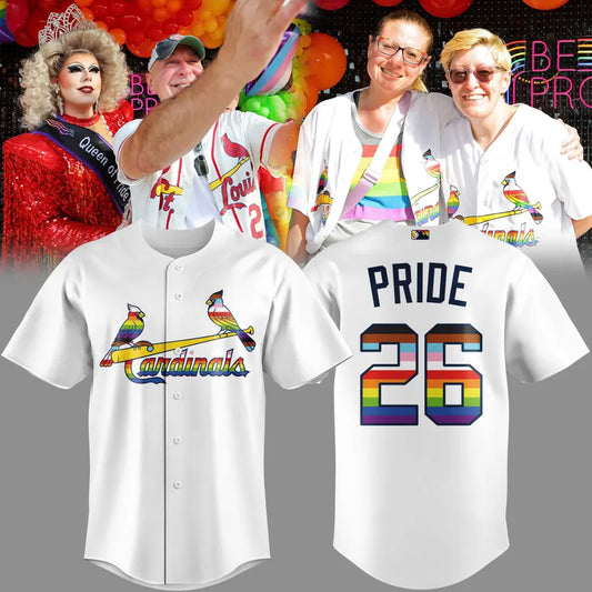 2026 St. Louis Cardinals Pride Night Baseball Jersey
