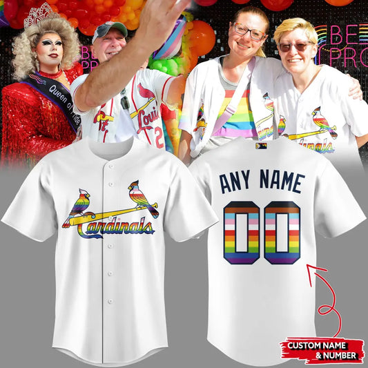 2026 St. Louis Cardinals Pride Night Baseball Jersey