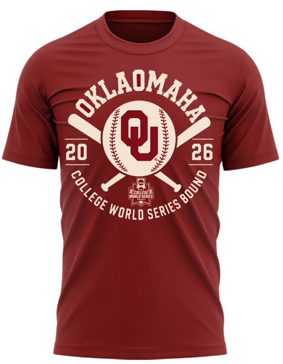 Oklahoma Sooners 2026 College World Series Bound T-Shirt