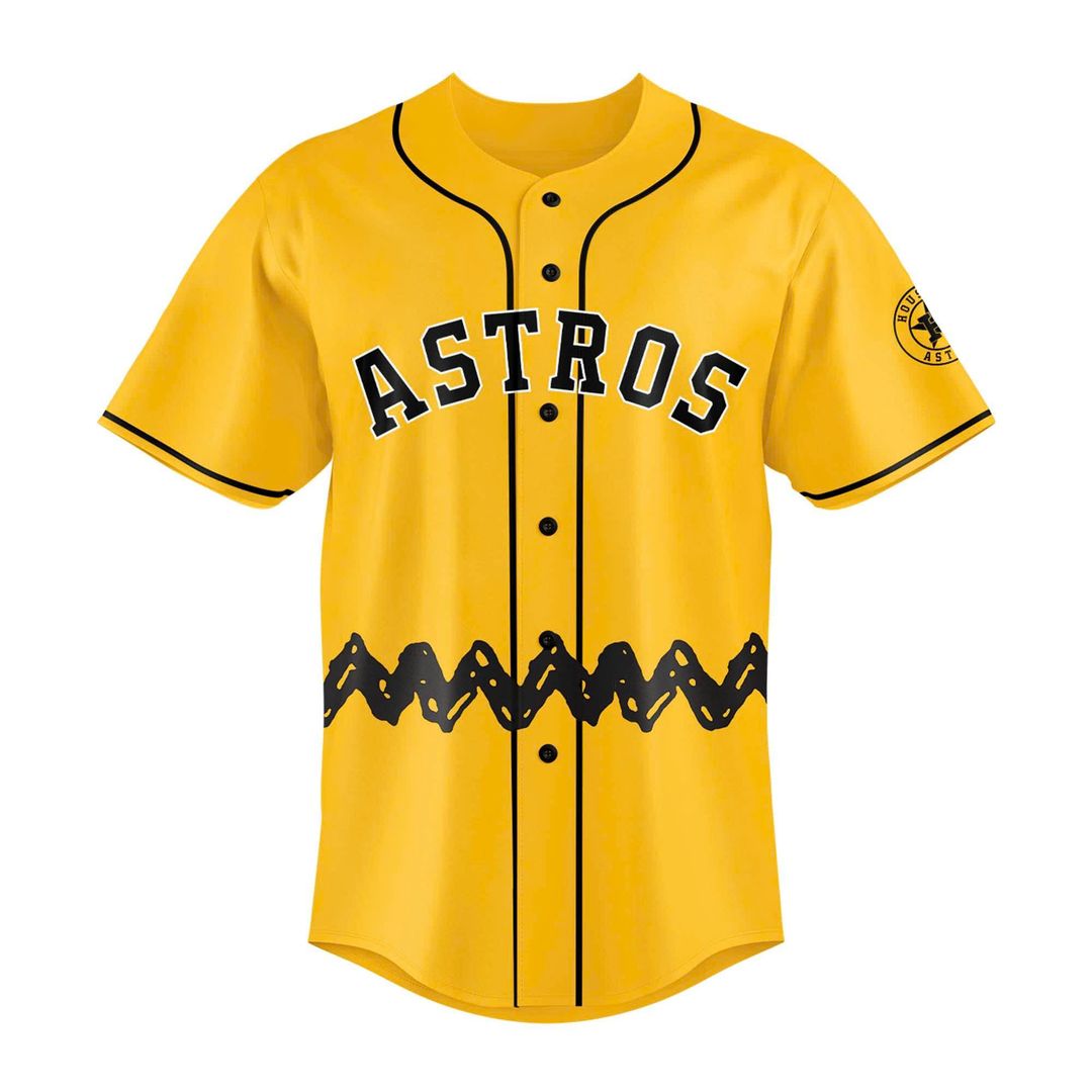 Houston Astros Peanuts Night Jersey