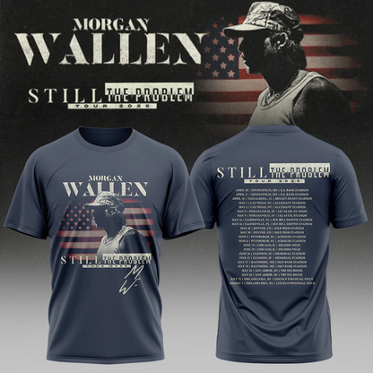 Limited T-shirt Morgan Wallen - Still The Problem Tour 2026 T-Shirt
