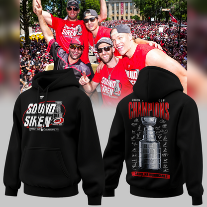 Limited Edition Carolina Hurricanes " Sound The Siren" Hoodie 2026