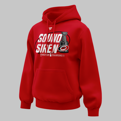 Limited Edition Carolina Hurricanes " Sound The Siren" Red Hoodie 2026
