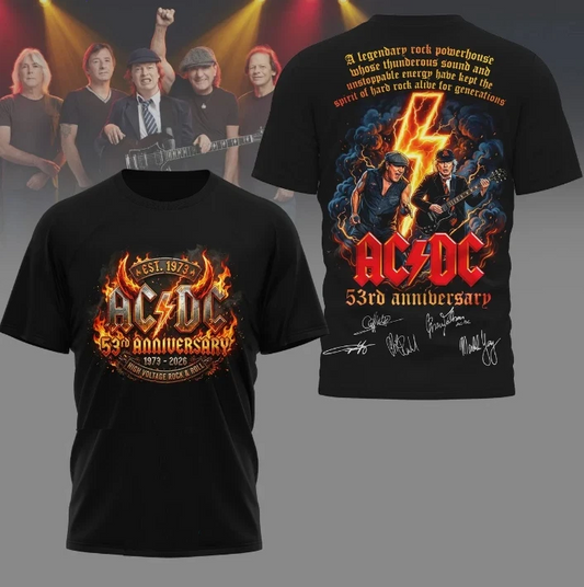 Special 2026 AC/DC Power Up Tour T-Shirt