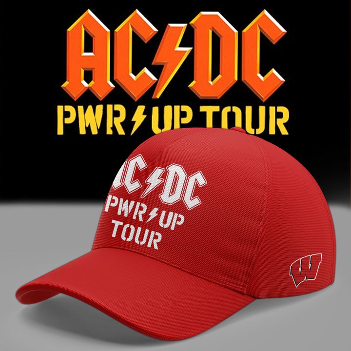 Hoodie AC/DC x Wisconsin Badgers Football - Power Up Tour 2026 Hoodie
