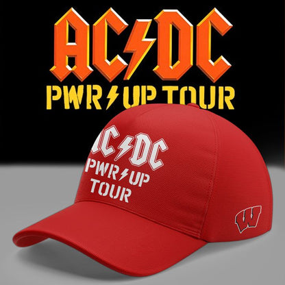 Hoodie AC/DC x Wisconsin Badgers Football - Power Up Tour 2026 Hoodie