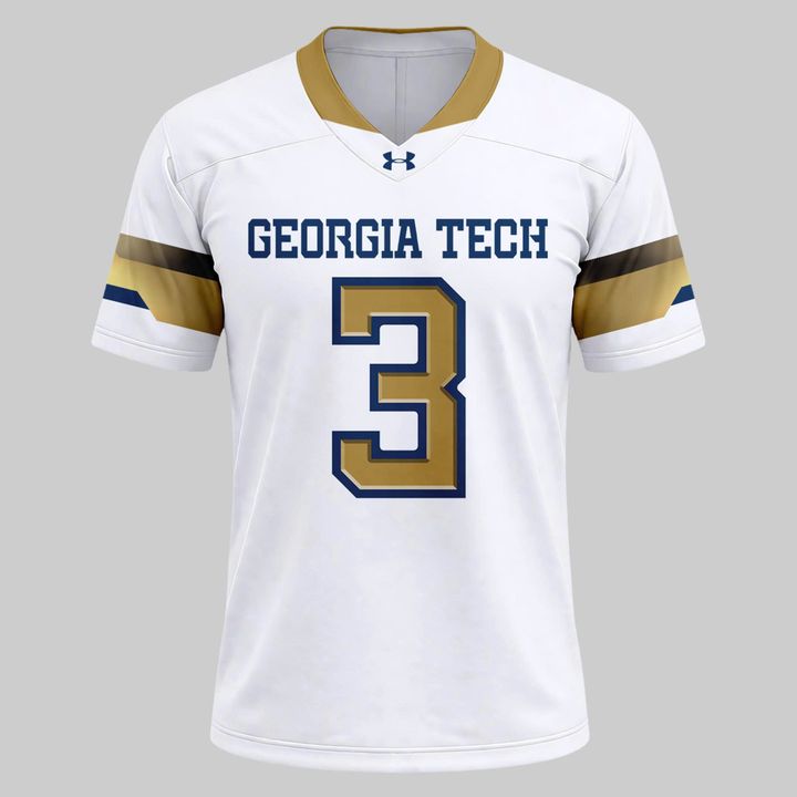 Georgia Tech Football 2026 White Jersey
