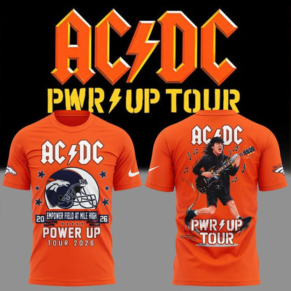 03. AC/DC x Denver Broncos - Power Up Tour 2026 T-Shirt