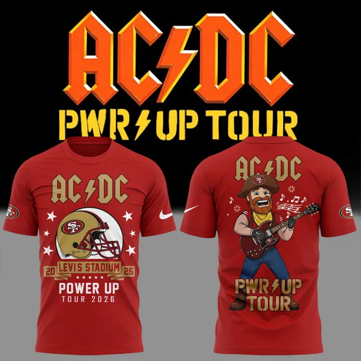 AC/DC x San Francisco 49ers - Power Up Tour 2026 T-Shirt