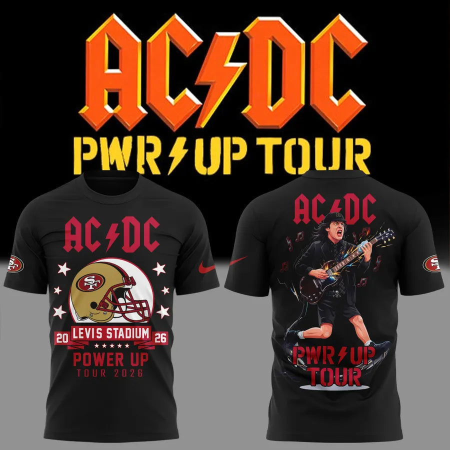 AC/DC x San Francisco 49ers - Power Up Tour 2026 T-Shirt