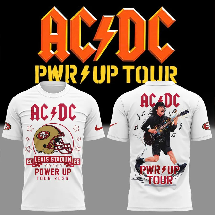 AC/DC x San Francisco 49ers - Power Up Tour 2026 T-Shirt