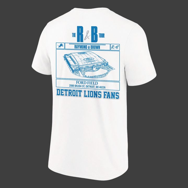 Exclusive Version White T-shirt Detroit x The R&B Tour 2026