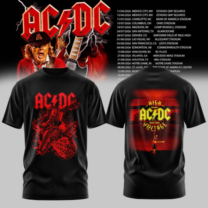 02.39. Perfect Edition AC/DC Power Up Tour 2026 T-Shirt