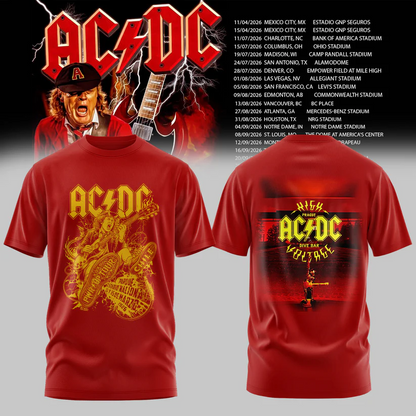 09.4. Perfect Edition AC/DC Power Up Tour 2026 T-Shirt