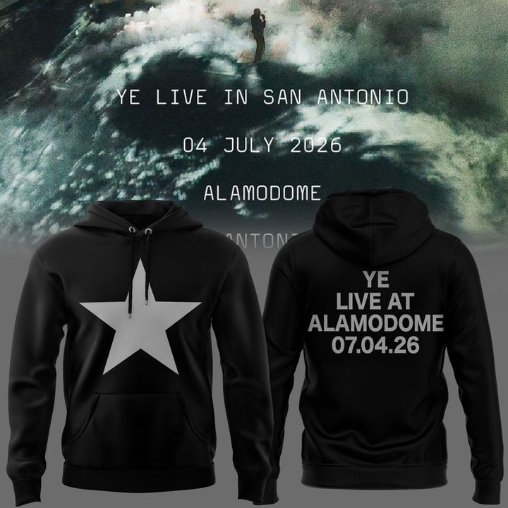 San Antonio Black HOODIE -2026 Ye Live Concert Tour Alamodome Stadium