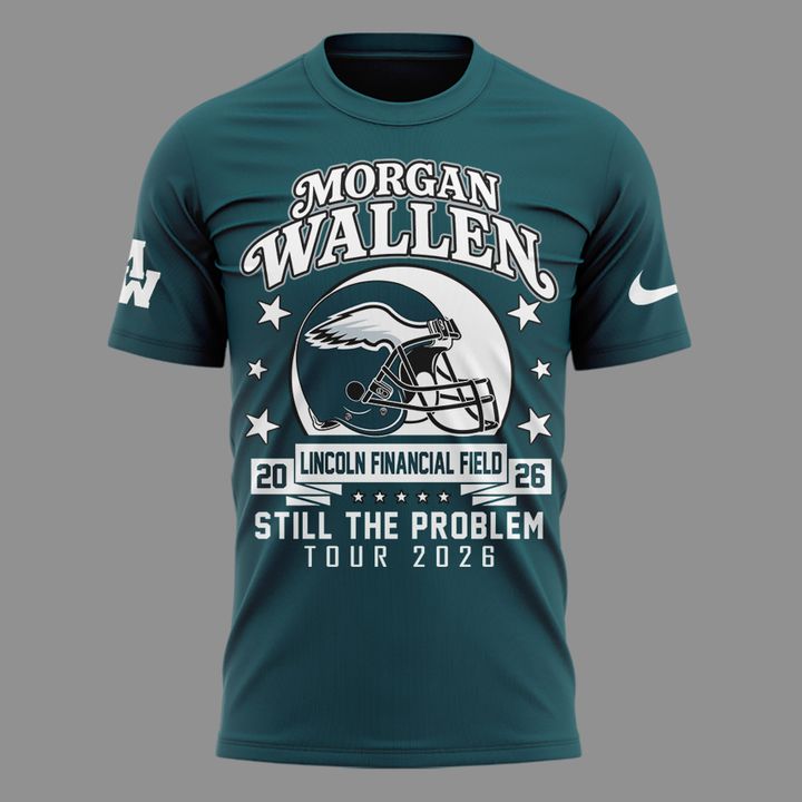 Morgan Wallen x Philadelphia Eagles - Still The Problem Tour 2026 T-Shirt