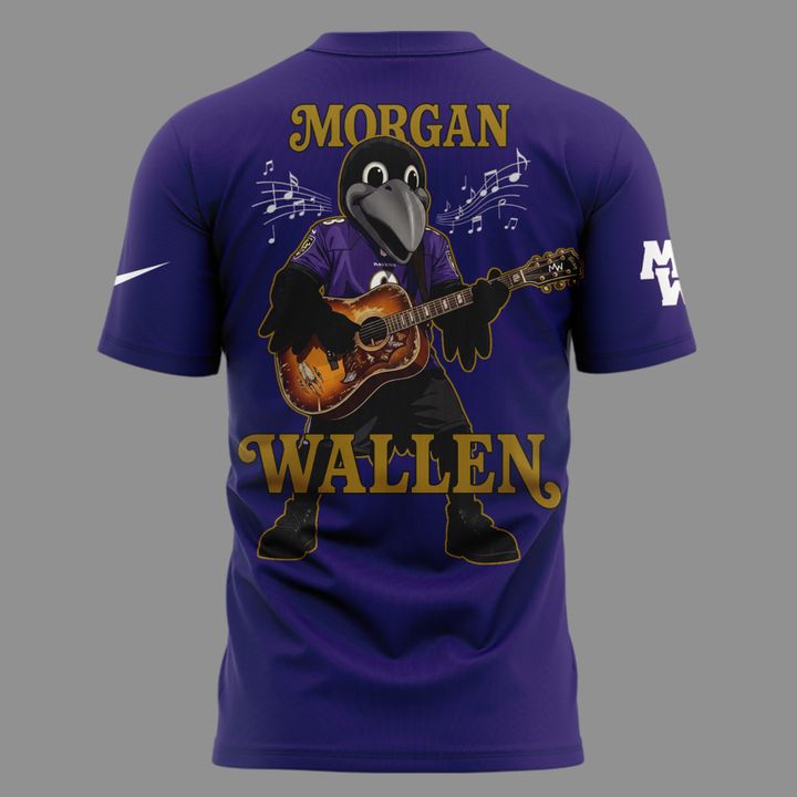Morgan Wallen x Baltimore Ravens - Still The Problem Tour 2026 T-Shirt