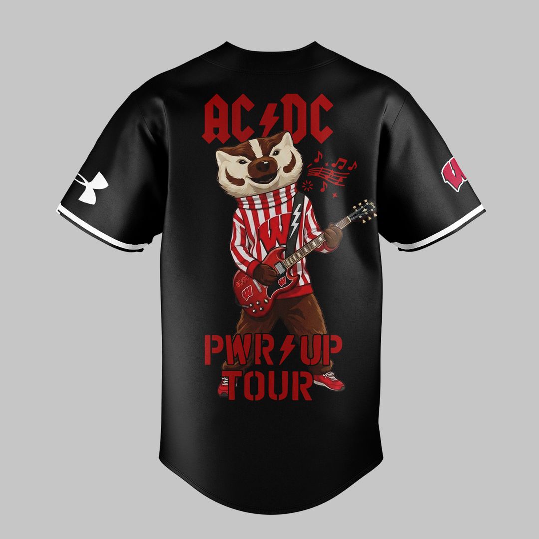 02.2. AC/DC x Wisconsin Badgers Football - Power Up Tour 2026 Jersey