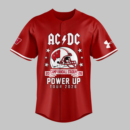 02.3. AC/DC x Wisconsin Badgers Football - Power Up Tour 2026 Jersey