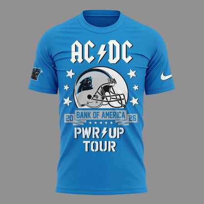002. New Shirt AC/DC x Carolina Panthers - Power Up Tour 2026 T-Shirt