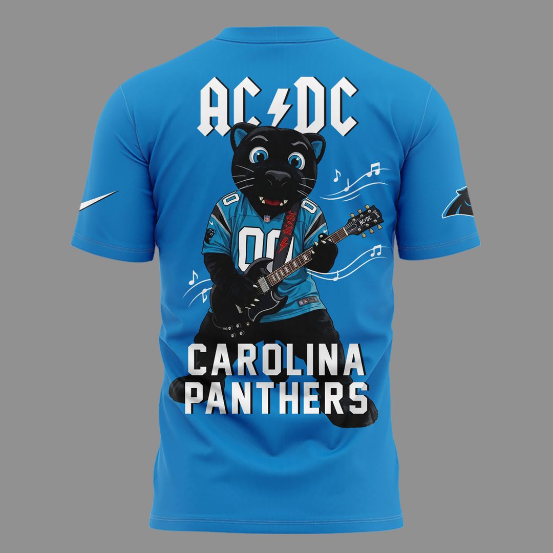002. New Shirt AC/DC x Carolina Panthers - Power Up Tour 2026 T-Shirt