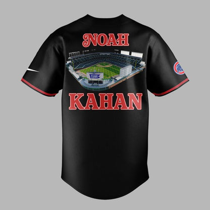 New Black Jersey Noah Kahan x Chicago Cubs - The Great Divide Tour 2026 Baseball Jersey