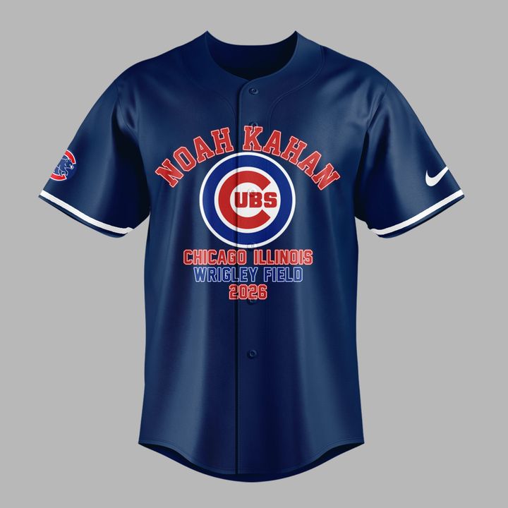 Special Jersey Noah Kahan x Chicago Cubs - The Great Divide Tour 2026 Baseball Jersey
