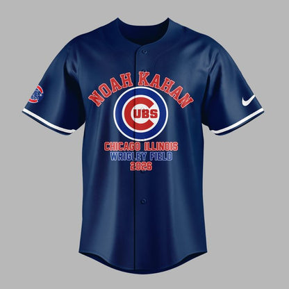 Special Jersey Noah Kahan x Chicago Cubs - The Great Divide Tour 2026 Baseball Jersey