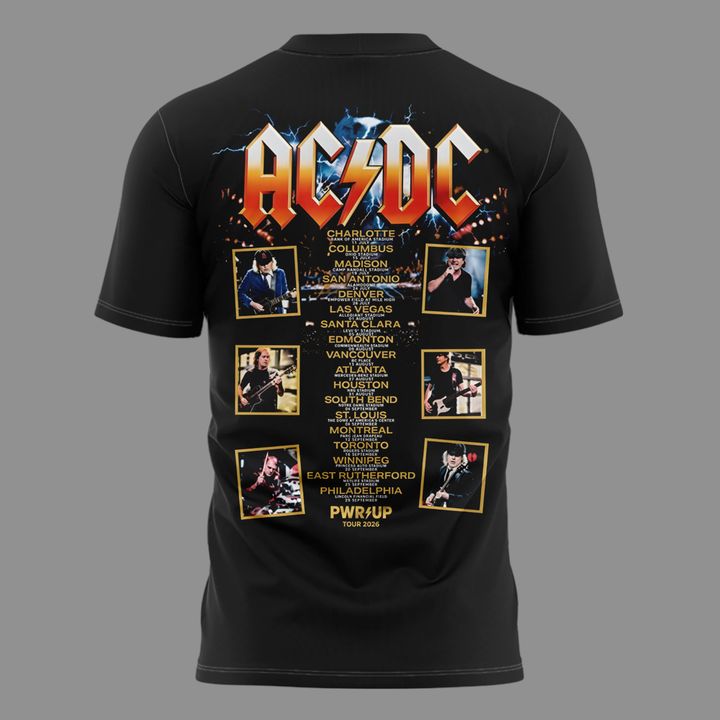 01.10. Exclusive 2026 AC/DC - Power Up Tour T-Shirt