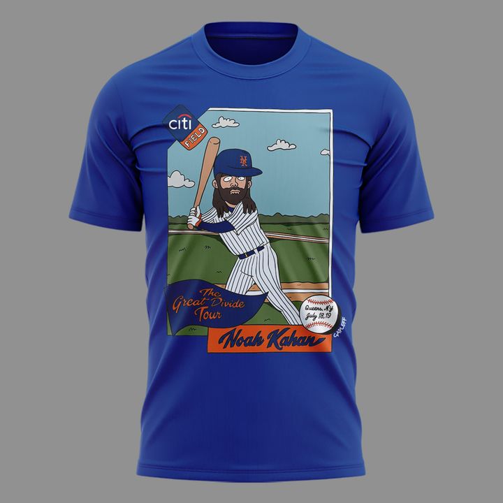 21. New Edition Noah Kahan x New York Mets - The Great Divide Tour 2026 T-Shirt