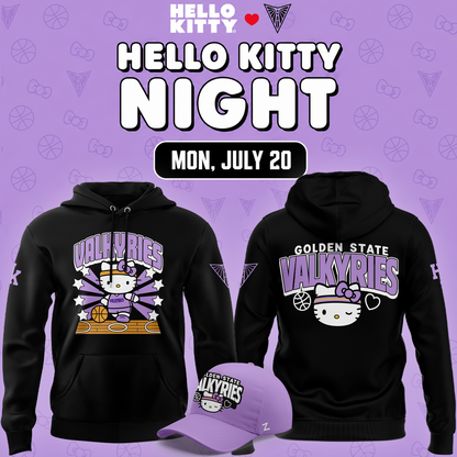 Limited edition Golden State Valkyries x Hello Kitty 2026 HOODIE