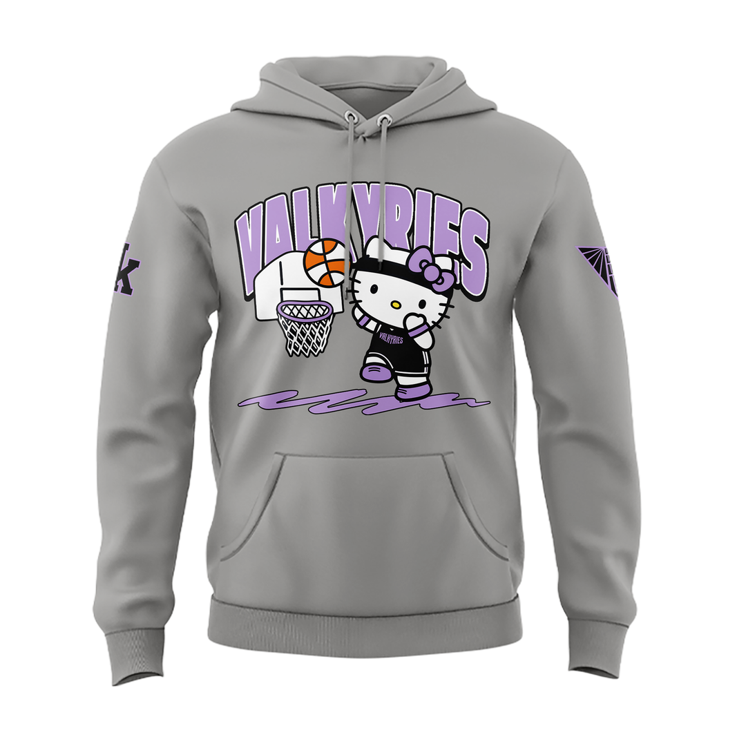 01.Limited edition Golden State Valkyries x Hello Kitty 2026 HOODIE
