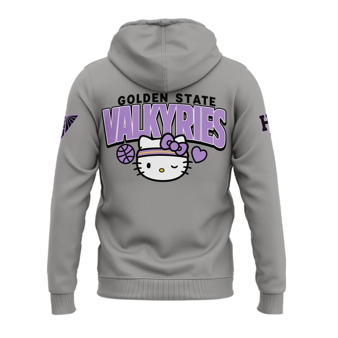 01.Limited edition Golden State Valkyries x Hello Kitty 2026 HOODIE