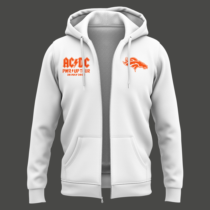 Exclusive Version Denver Broncos x PWR/UP TOUR Zip Hoodie 2026