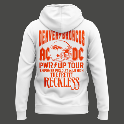 Exclusive Version Denver Broncos x PWR/UP TOUR Zip Hoodie 2026