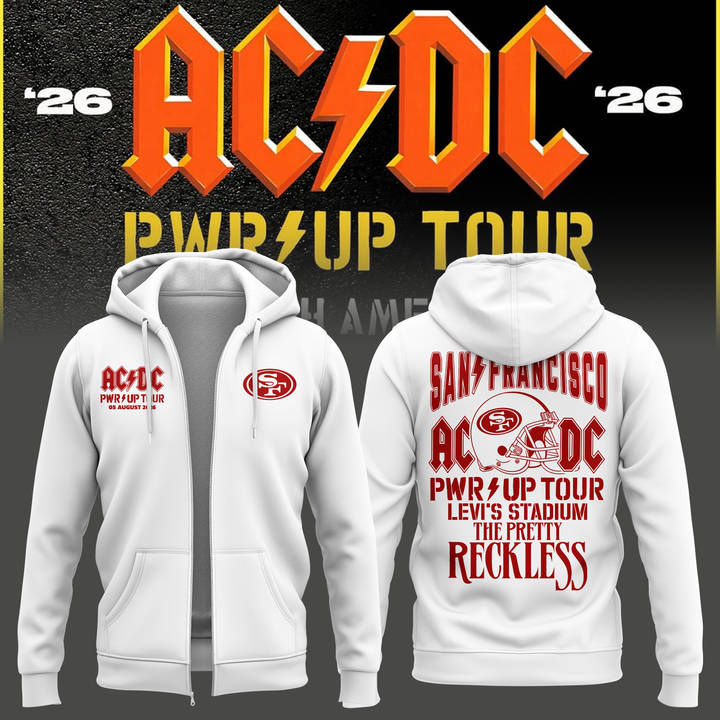 Exclusive Version San Francisco 49ers x PWR/UP TOUR Zip Hoodie 2026