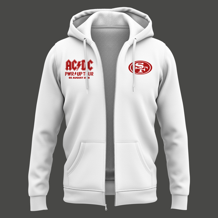 Exclusive Version San Francisco 49ers x PWR/UP TOUR Zip Hoodie 2026