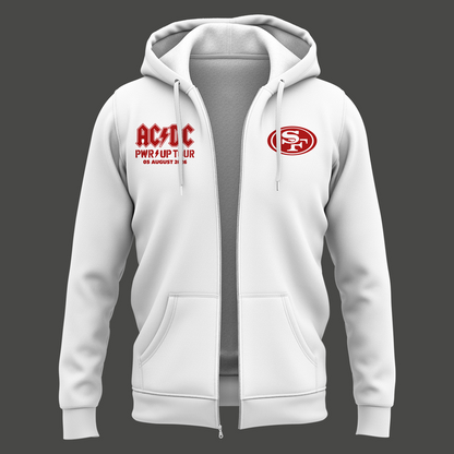 Exclusive Version San Francisco 49ers x PWR/UP TOUR Zip Hoodie 2026