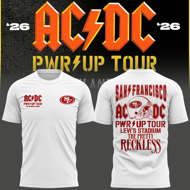 Exclusive Version San Francisco 49ers x PWR/UP TOUR Tshirt 2026
