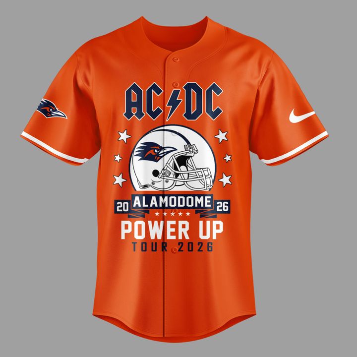 10. Perfect Shirt AC/DC x UTSA Roadrunners Football - Power Up Tour 2026 Jersey