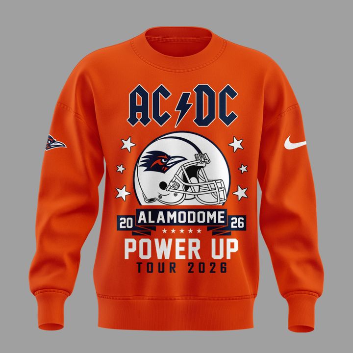 16. Limited Edition AC/DC x UTSA Roadrunners Football - Power Up Tour 2026 Sweatshirt