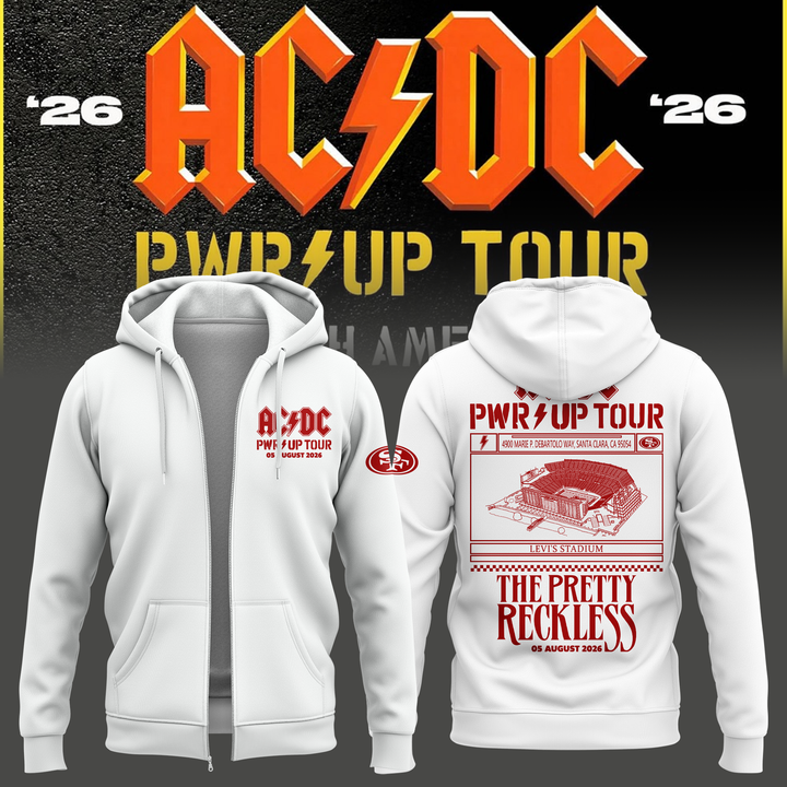 Special New San Francisco 49ers x PWR/UP TOUR ZipHoodie 2026
