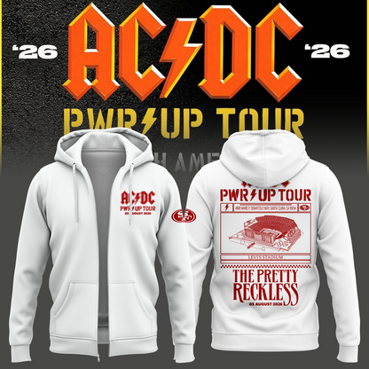 Special New San Francisco 49ers x PWR/UP TOUR ZipHoodie 2026