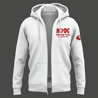Special New San Francisco 49ers x PWR/UP TOUR ZipHoodie 2026